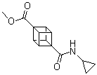 CAS 登录号：883554-72-1， 4-(N-环丙基氨基羰基)立方烷羧酸甲酯