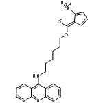 CAS#: 88373-08-4, (E)-{[6-(9-Acridinylamino)hexyl]oxy}(2-diazonio-2,4-cyclopentadien-1-ylidene)methanolate