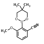 CAS#: 883898-97-3, 2-(5,5-Dimethyl-1,3,2-dioxaborinan-2-yl)-3-methoxybenzonitrile