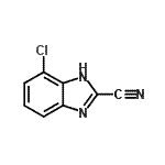 CAS#: 88422-34-8, 4-Chloro-1H-benzimidazole-2-carbonitrile