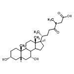 CAS#: 88446-86-0, N-[(3alpha,5beta,7alpha,8xi,9xi,14xi)-3,7-Dihydroxy-24-oxocholan-24-yl]-N-methylglycine
