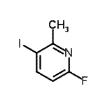 CAS#: 884495-23-2, 6-Fluoro-3-iodo-2-methylpyridine