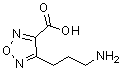 CAS#: 884497-48-7, 4-(3-Aminopropyl)-1,2,5-oxadiazole-3-carboxylic acid