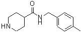 CAS 登录号：884497-60-3， N-(4-甲基苄基)-4-哌啶甲酰胺