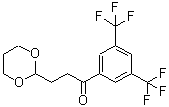 CAS#: 884504-38-5, 1-[3,5-Bis(trifluoromethyl)phenyl]-3-(1,3-dioxan-2-yl)-1-propanone