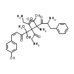 CAS#: 88492-42-6, 3-(Aminoacetyl)-2-(2-amino-3-phenylpropanoyl)-3-[(4Z)-5-(4-hydroxyphenyl)-2-methyl-3-oxo-4-penten-2-yl]-4-oxoornithine