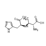 CAS 登录号：88495-09-4， N-[(1R,2S)-1-氨基-1-羧基-2-丙基]-L-组氨酸