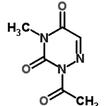 CAS 登录号：88512-99-6， 2-乙酰基-4-甲基-1,2,4-三嗪-3,5(2H,4H)-二酮