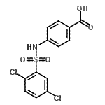 CAS#: 88522-31-0, 4-{[(2,5-Dichlorophenyl)sulfonyl]amino}benzoic acid