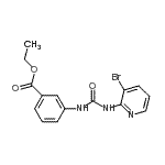 CAS#: 885267-07-2, Ethyl 3-{[(3-bromo-2-pyridinyl)carbamoyl]amino}benzoate