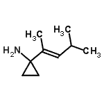 CAS#: 885268-27-9, 1-[(2E)-4-Methyl-2-penten-2-yl]cyclopropanamine