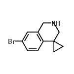 CAS#: 885269-31-8, 7'-Bromo-2',3'-dihydro-1'H-spiro[cyclopropane-1,4'-isoquinoline]