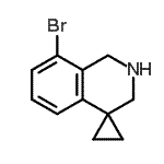 CAS#: 885269-37-4, 8'-Bromo-2',3'-dihydro-1'H-spiro[cyclopropane-1,4'-isoquinoline]