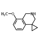 CAS#: 885269-39-6, 8'-Methoxy-2',3'-dihydro-1'H-spiro[cyclopropane-1,4'-isoquinoline]