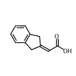 CAS#: 885269-67-0, 2-indan-2-ylideneacetic acid