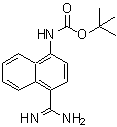 CAS#: 885270-07-5, 2-Methyl-2-propanyl (4-carbamimidoyl-1-naphthyl)carbamate