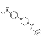 CAS 登录号：885270-17-7， 2-甲基-2-丙基4-(4-甲脒基苯基)-1-哌嗪羧酸酯