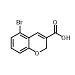 CAS#: 885270-71-3, 5-Bromo-2H-chromene-3-carboxylic acid