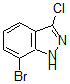 CAS#: 885271-75-0, 7-Bromo-3-Chloro-1H-Indazole