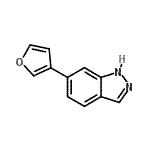 CAS#: 885271-98-7, 6-(3-Furyl)-1H-indazole