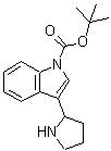 CAS#: 885272-31-1, 2-Methyl-2-propanyl 3-(2-pyrrolidinyl)-1H-indole-1-carboxylate
