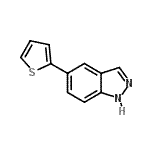 CAS#: 885272-39-9, 5-(2-Thienyl)-1H-indazole