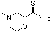 CAS#: 885272-63-9, 4-Methyl-2-morpholinecarbothioamide