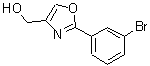CAS 登录号：885272-67-3， [2-(3-溴苯基)-1,3-恶唑-4-基]甲醇
