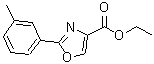 CAS#: 885273-19-8, Ethyl 2-(3-methylphenyl)-1,3-oxazole-4-carboxylate