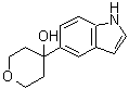 CAS#: 885273-22-3, 4-(1H-Indol-5-yl)tetrahydro-2H-pyran-4-ol