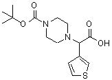 CAS#: 885274-75-9, (4-{[(2-Methyl-2-propanyl)oxy]carbonyl}-1-piperazinyl)(3-thienyl)acetic acid