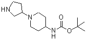 CAS 登录号：885274-91-9， [1-(3-吡咯烷基)-4-哌啶基]氨基甲酸叔丁酯