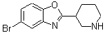CAS 登录号：885275-09-2， 5-溴-2-(3-哌啶基)-1,3-苯并恶唑