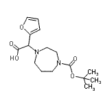 CAS#: 885275-82-1, 2-Furyl(4-{[(2-methyl-2-propanyl)oxy]carbonyl}-1,4-diazepan-1-yl)acetic acid