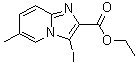 CAS#: 885276-50-6, Ethyl 3-iodo-6-methylimidazo[1,2-a]pyridine-2-carboxylate