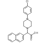 CAS#: 885276-96-0, [4-(4-Chlorophenyl)-1-piperazinyl](2-naphthyl)acetic acid