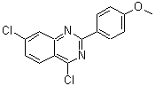 CAS 登录号：885277-24-7， 4,7-二氯-2-(4-甲氧基苯基)喹唑啉
