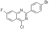 CAS 登录号：885277-86-1， 2-(4-溴苯基)-4-氯-7-氟喹唑啉