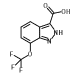 CAS 登录号：885277-92-9， 7-(三氟甲氧基)-2H-吲唑-3-羧酸