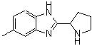 CAS#: 885278-00-2, 5-Methyl-2-(2-pyrrolidinyl)-1H-benzimidazole