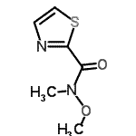 CAS#: 885278-18-2, N-Methoxy-N-methyl-1,3-thiazole-2-carboxamide