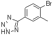 CAS#: 885278-34-2, 5-(4-Bromo-3-methylphenyl)-2H-tetrazole
