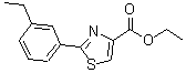 CAS 登录号：885278-81-9， 2-(3-乙基苯基)-1,3-噻唑-4-羧酸乙酯