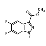 CAS#: 885279-01-6, Methyl 5,6-difluoro-1H-indazole-3-carboxylate