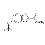 CAS#: 885279-16-3, Methyl 5-(trifluoromethoxy)-1-benzothiophene-2-carboxylate