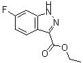 CAS#: 885279-30-1, Ethyl 6-fluoro-1H-indazole-3-carboxylate