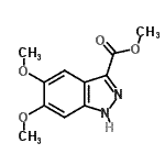 CAS#: 885279-34-5, Methyl 5,6-dimethoxy-1H-indazole-3-carboxylate