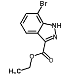 CAS#: 885279-56-1, Ethyl 7-bromo-1H-indazole-3-carboxylate