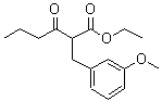 CAS 登录号：885279-96-9， 2-(3-甲氧基苄基)-3-氧代己酸乙酯