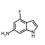 CAS#: 885518-26-3, 4-Fluoro-1H-indol-6-amine